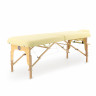 Массажный стол складной MED-MOS JF-AY01 (2.31.20) 2-х секционный, деревянная рама, бежевый